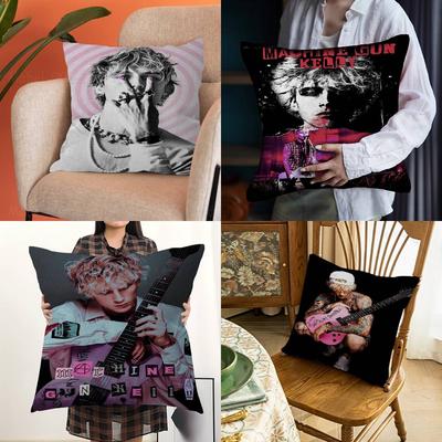 Mgk M-Machine Gun K-Kelly Pillow Cover Sofa Cushion Cover Home Room Decoration Children Gift