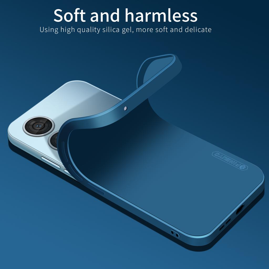 PINWUYO JK Серия Touching Для Motorola Moto G85 5G/S50 Neo 5G Чехол Шелковистый На ощупь Мягкий ТПУ Задняя Крышка Телефона
