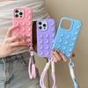 Suction Cup Phone Case For iPhone 16 Pro Max Case iPhone 13 11 12 14 15 Pro Max 14 15 16 Plus Wrist Strap Bracelet Lanyard Cover