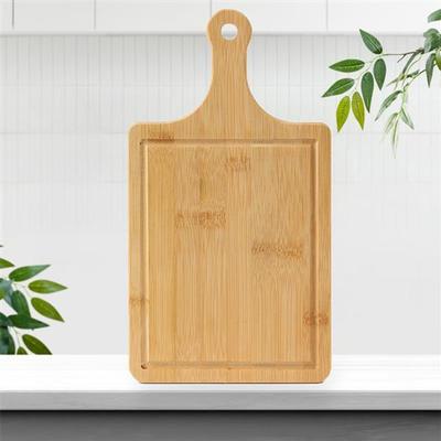 Бамбуковая ручка поднос для пиццы (Площадь) (33x18см)