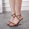 New Wedges Sandals for Women Summer Sweet Transparent High-heeled PVC Slippers Peep Toe Stiletto Sexy Wedding Shoes 357