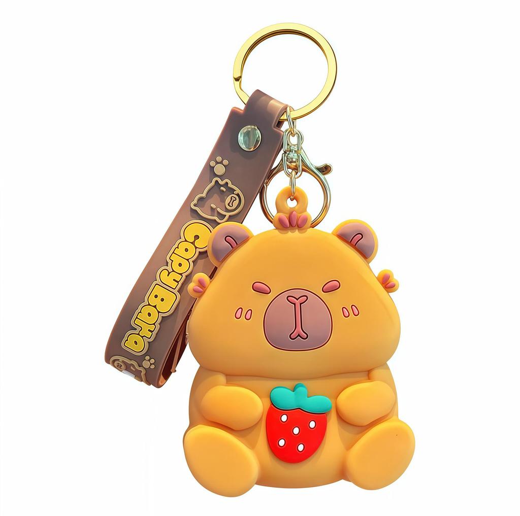 Adorable Capybara Silicone Coin Purse - Cute Cartoon Design for Kids