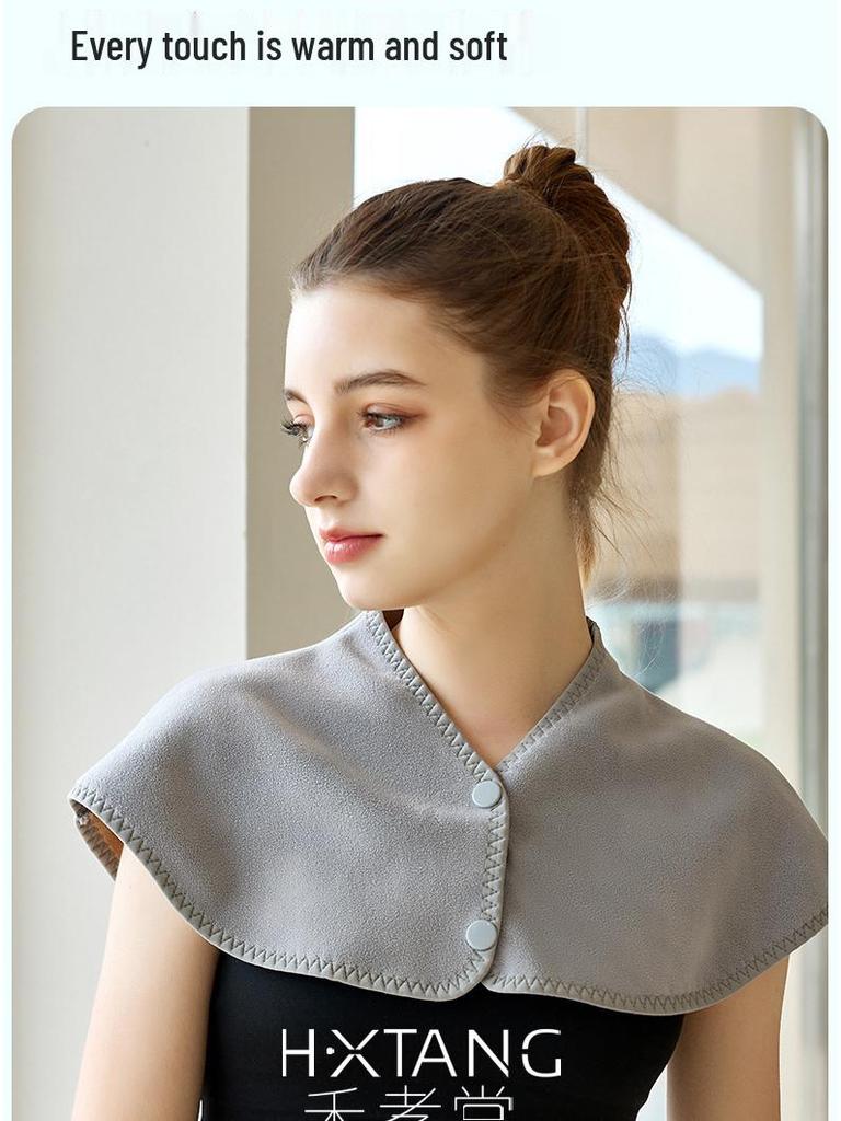Warm Velvet Neck and Shoulder Wrap for Elderly – Cold-Proof Scarf for Men & Women