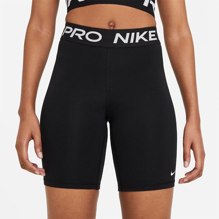Nike SS22 Logo Print Training Fitness Shorts Women Bottoms Black CZ9841-010