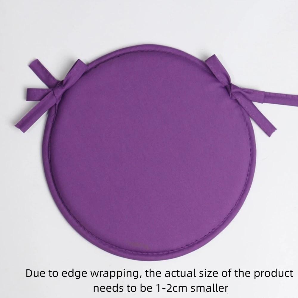 Candy Color Seat Cushions With Drawstring Round Chair Cushion For Garden Patio Kitchen Office Seat Pad Chair Cushion 30*30CM