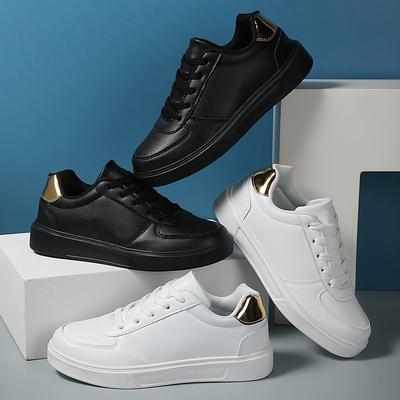 Весенне-летняя женская обувь, студенческие кеды, повседневная обувь, корейская версия, тренд, обувь большого размера, белая обувь, плоская черная