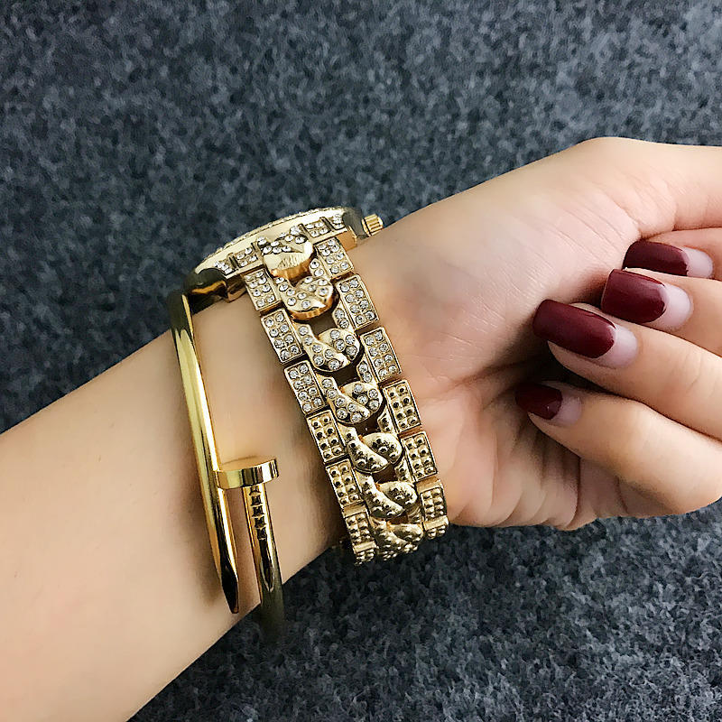 Новые полностью кристаллические часы Contena, роскошные часы, модные женские и женские кварцевые часы со стразами