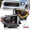 VLAND LED Headlights with Sequential Turn Signals for 2014-Present Toyota Tundra