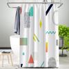 Утолщенная водонепроницаемая занавеска для ванной комнаты, устойчивая к плесени, занавеска для душа, занавеска для душевой перегородки, занавеска для душа, занавеска для ванной комнаты, бесплатная перфорация
