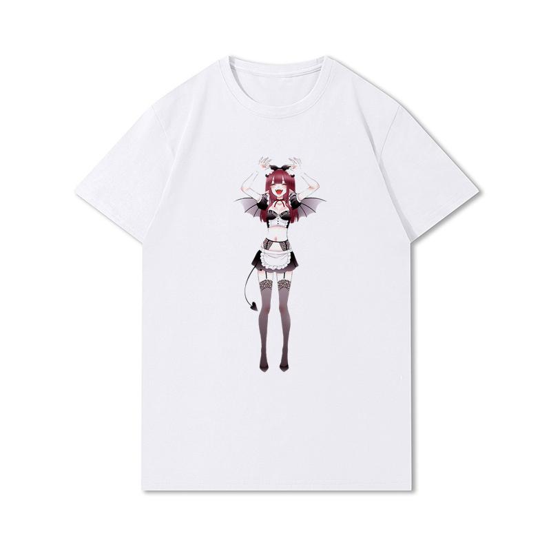 Футболка Marin Kitagawa для женщин, футболки с короткими рукавами в стиле аниме для девочек, топы в стиле Харадзюку