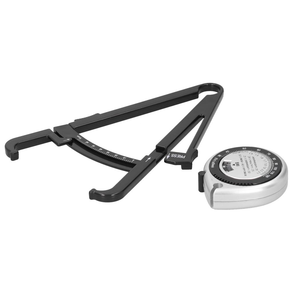 Калипер для измерения жировой массы тела, измерительная лента для ИМТ, калиперы для кожной складки, набор измерительной ленты для измерения жировой массы тела