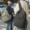 Women Schoolbag Men Solid Color Lightweight Travel Backpack Student Backpack