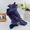 Плюшевая игрушка Ворон в стальной броне из мягкого коротковорсового материала для детей и коллекционеров