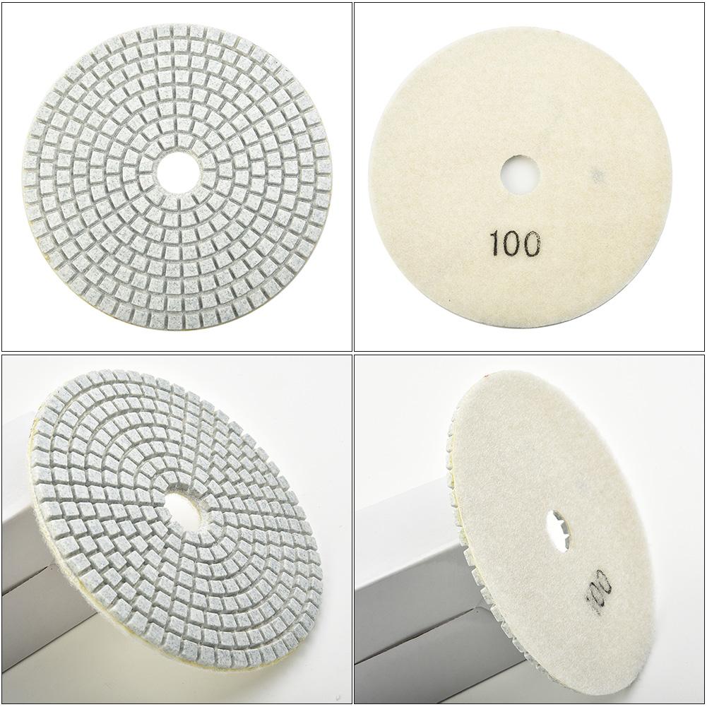 5 Inch 125mm Abrasive Wet Polishing Pad Grinding Disc Cleaning Grinding Granite Stone Concrete Marble Abrasive Tools