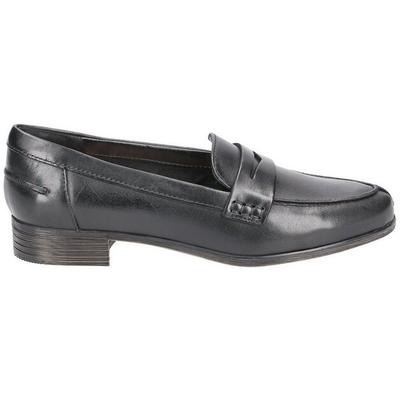 Женские слипоны Clarks Hamble loafer black, leather