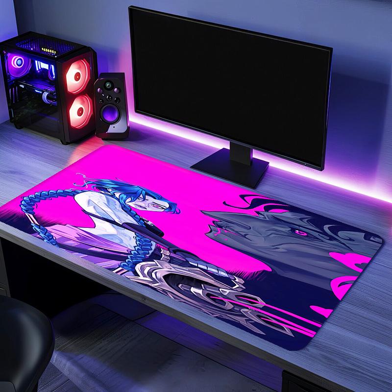 Jinx Mouse Pad - Non-Slip Rubber Base, Smooth Surface for Work,Gaming,Office,And Home Use, Desk Mouse Pad