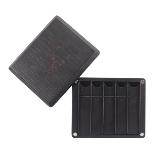 Футляр для тростей кларнета на 10 слотов, держатель для кларнета и саксофона, коробка с магнитной застежкой для тростей альт-, тенор- и сопрано-саксофона