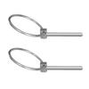 2 Pcs 4.0mm Hardware Pins for Boat Kayak Canoe Trailer Tractor Trolley Horsebox
