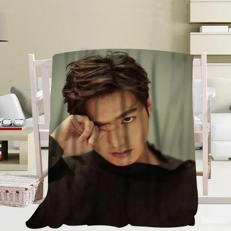 Индивидуальное одеяло Kpop Ли Мин Хо Тр/ Фланелевая флисовая ткань Одеяло Новогоднее украшение Удобное теплое Супер мягкое Спальня