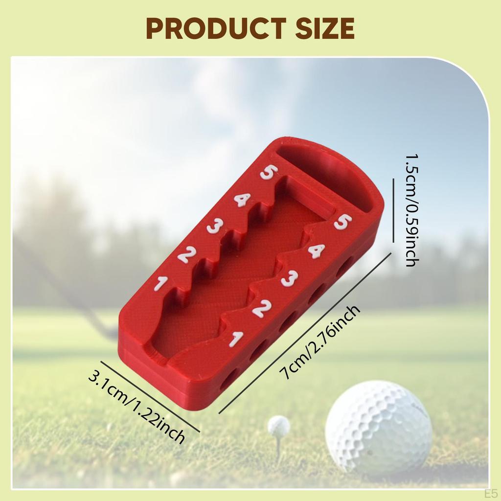 Golf Tee Height Adjustment Tool Measuring Device Training Aid Adjuster Improve Club Accuracy