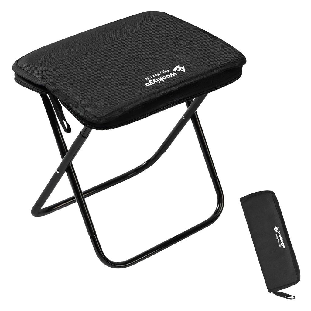 Folding Chair for Outdoor with Integrated Storage Bag and Japanese Instruction Perfect for Watching and Expo Activities Compact, Ultra-Lightweight