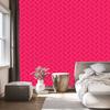 Wallpaper Geometric Pattern of Roses for Living Room and Bedroom 50x1000