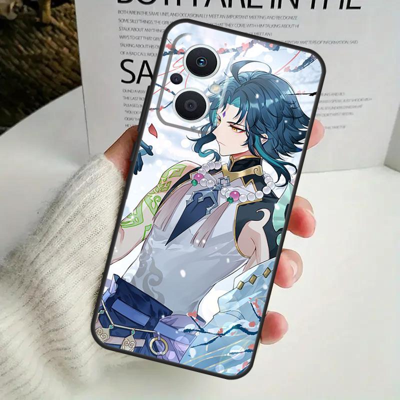 Genshin Impact Xiao Case For OPPO Reno 8T 4Z 5Z 8 10 11 Pro 4 5 6 7 Lite OPPO Find X6 Pro X3 X2 X5 Lite Cover