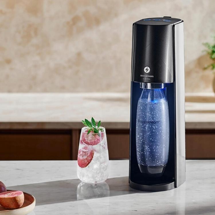 Sodastream E-Terra Sparkling Water Maker 1L Black