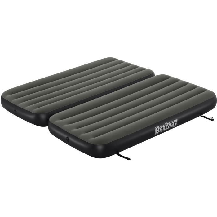 Надувная кровать 3 в 1 - BESTWAY - Airbed Tritech™ Connect and Rest™ - Двуспальная, высокая, king size - 188 x 99 x 25 см - 150 кг