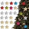 6Pcs 5cm Glitter Star Christmas Decoration Hanging Xmas Tree Pendant Ornaments Home Decor New Year 2026 Party Gift Navidad