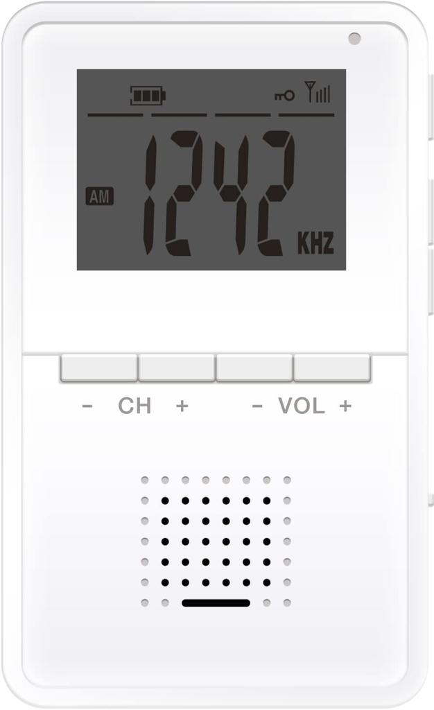 STAYER Waterproof Rechargeable AM/FM Radio 1.8 Inch SH-GDRD-RB