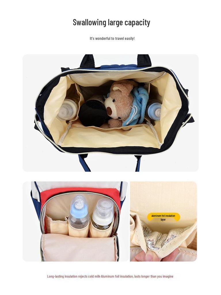 Вместительная брызгозащищенная сумка для мамы: Модная многофункциональная дорожная и детская сумка