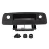 Black Tailgate Handle with Camera Hole ABS Steel 68197873AA Replacement for Ram 1500 2500