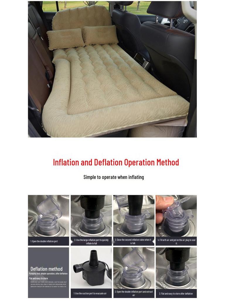 Надувной матрас в багажник внедорожника для путешествий и самостоятельных туров