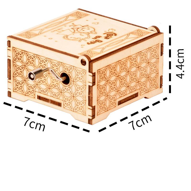 FEOOE креативные деревянные детские развивающие игрушки, внешняя торговля, деревянные 3D головоломки, классическая музыкальная шкатулка для взрослых CJ