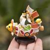 Фигурка One Piece Луффи THOUSAND SUNNY Going Merry Сборная модель лодки Пиратский корабль Декор Игрушки для мальчиков Подарок на день рождения для детей