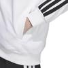 Adidas Jersey Top 3 Stripes Regular Fit Double Knit Track Top BXF58 White Men's (JV6979)
