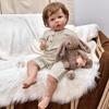 Huge 70cm Reborn Babies Dolls Liam Handmade 3D Painted High-color Simulation Doll Real Looking Cuddly Soft Cloth Body Newborn Doll for Girl and Boys