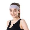 Мужская Женская Повязка на Голову для Бега Однотонная Эластичная Модная Повязка для Тренировок Влагоотводящая Дышащая Повязка от Пота для Зала Фитнес Йога
