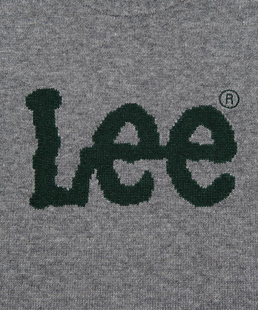 LEE Big Twitch Logo Knit Grey