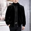 Норковая шуба, мужская норковая шуба из цельного норкового меха, мужская одежда, мужское пальто, зимняя новая норковая флисовая куртка