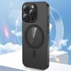 Совместимый магнитный чехол для телефона для iPhone 16, 16 Pro Max, 15 Pro, 14, 13 - Прозрачный и простой дизайн.