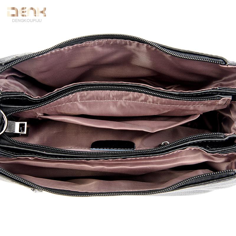 Сумка из натуральной кожи, сумка для мамы среднего возраста, модная одноплечевая сумка, универсальная сумка-кроссбоди из коровьей кожи высокого качества