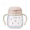 Кружка-непроливайка Combi Rakumug First Ice для детей от 5 месяцев, сделано в Японии, серия Mug, 240 мл, цвет кремовый, с носиком, [Модель 2015 года]