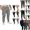 Comfortable Mens Urban Fashion Slim Fit Cargo Jogger Pants In Solid Colors For Casual Occasions