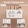 Настенный беспроводной роутер-стойка Настенный WiFi-бокс для хранения Настенное украшение для гостиной Кронштейн для организации кабелей и питания