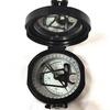 Геологический компас 7,62 см на компасе из алюминия с чехлом из черной кожи - геодезический компас, подарок на свадьбу, подарок на день отца