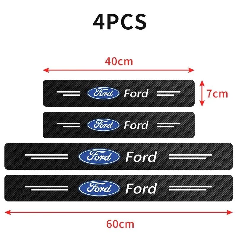 Горячая Наклейка на Автомобиль Для Ford Пороги Автомобиля Защитная Полоса от Наступания Автоаксессуары Для Ford Escape Kuga Mondeo Ecosport