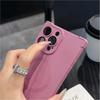 Противоударный магнитный чехол с воздушной подушкой для iPhone 16 15 14 13 12 Pro Max Plus Защита стеклянной линзы Простая силиконовая крышка Magsafe