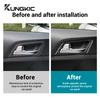 Carbon Fiber Style Interior Sticker for Kia Sportage 2017 2018 2019 2020 2021 LHD RHD Door Handle Area